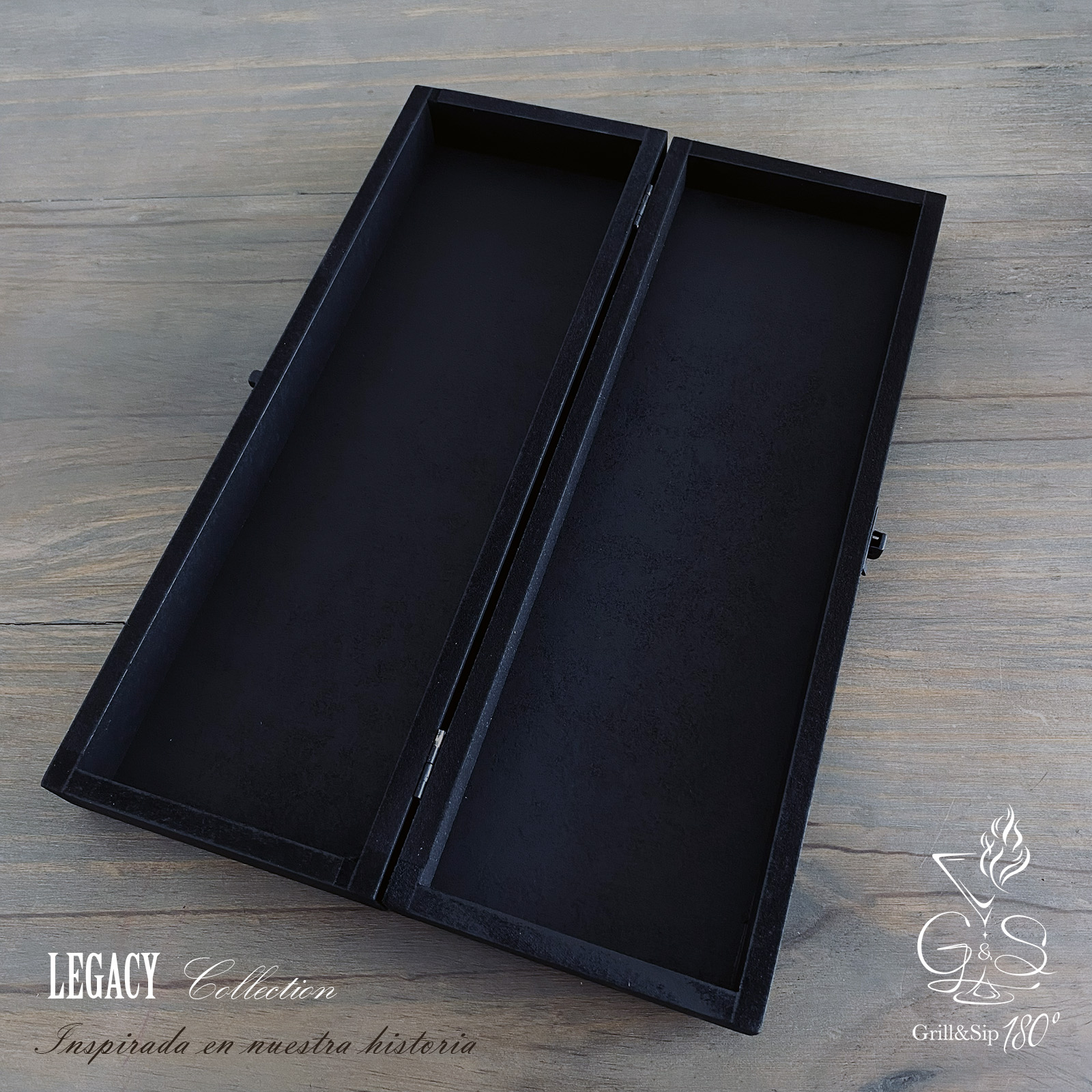 Porta-Cuchillo Negro Mate Legacy Collection | Grill&Sip 180° - Imagen 2