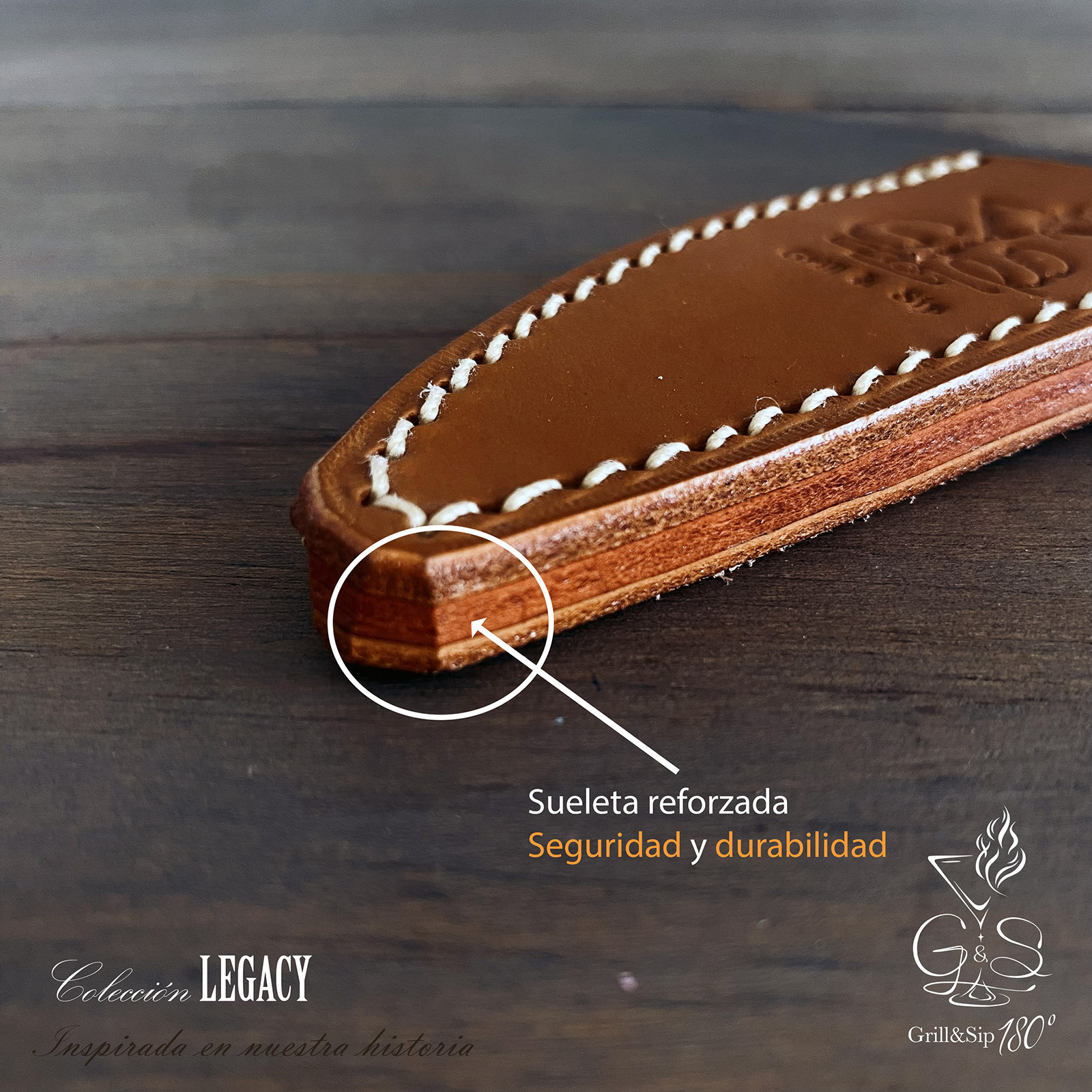 Funda Cuero Cuchillo Paring Legacy - Protección Compacta Artesanal - Imagen 3