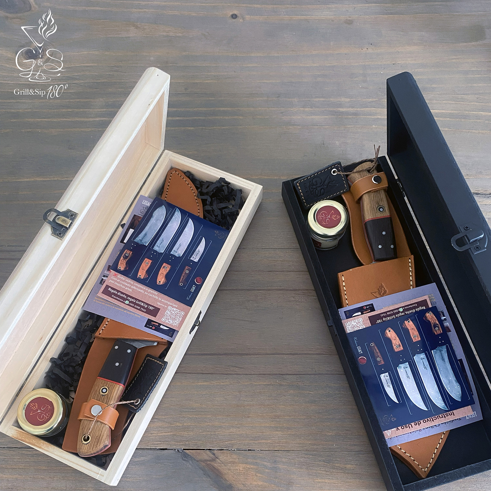 Pack Legacy Butcher Knife Grill&Sip 180° | Cuchillo Artesanal + Accesorios - Imagen 4