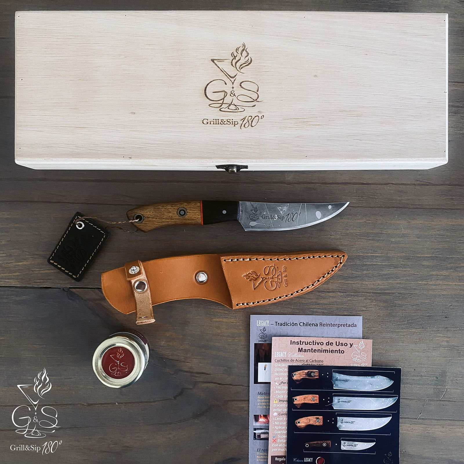 Pack Legacy Paring Knife Grill&Sip 180° | Precisión Artesanal - Imagen 2