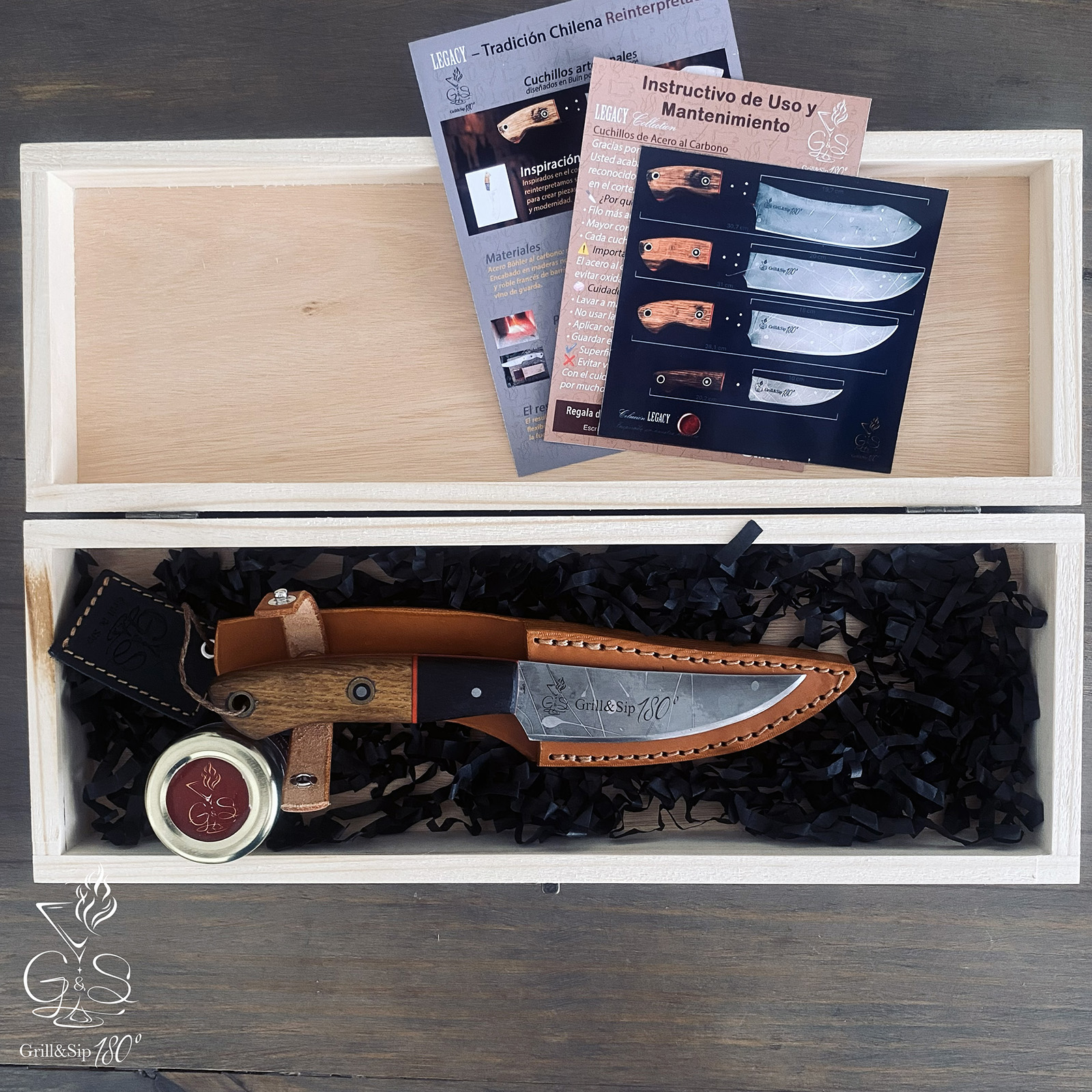 Pack Legacy Paring Knife Grill&Sip 180° | Precisión Artesanal
