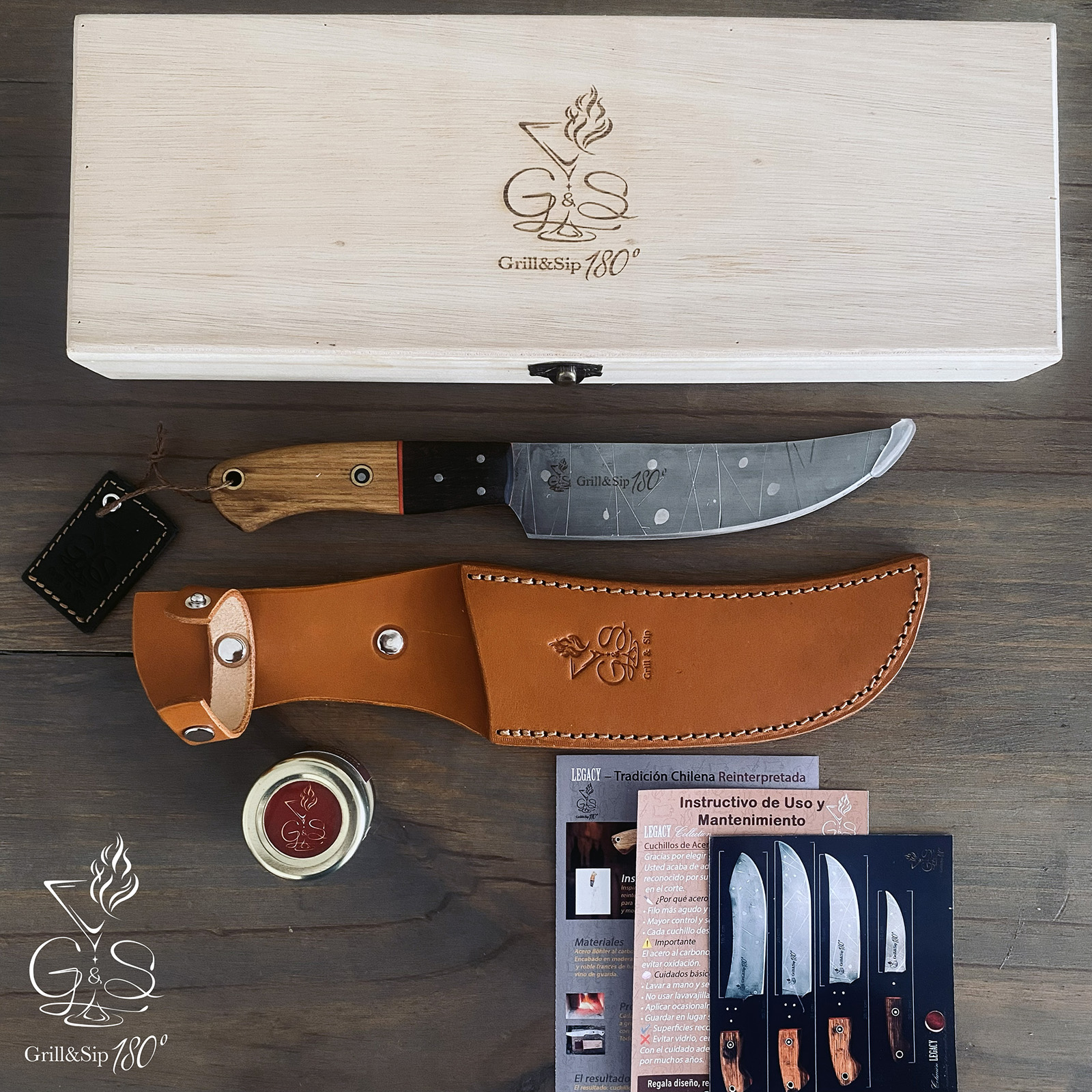 Pack Legacy Rocking Knife Grill&Sip 180° | Versatilidad y Precisión